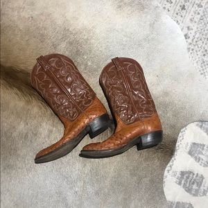 Tony Lama Authentic Ostrich Boots